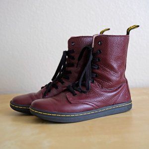 Dr. Martens Stratford Burgundy Red boots